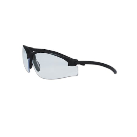 Magid Zircon Y79, Safety Glasses, Uncoated, Clear Lens, Black Frame, 1 PR Y79BKC
